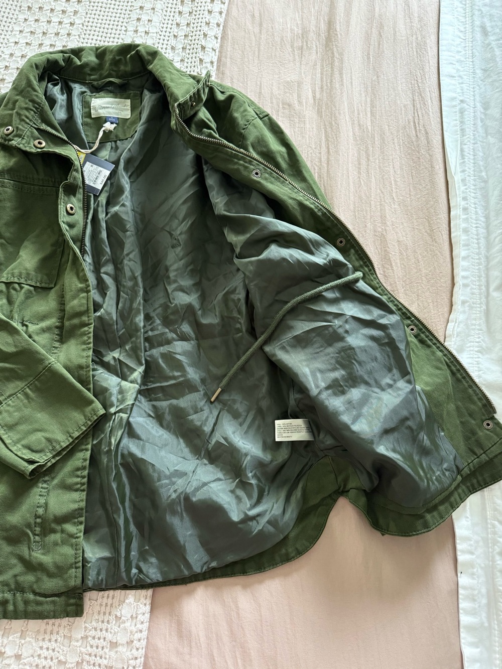 NEW Universal Thread Green Military-Style Jacket Size S - Picture 3 of 5